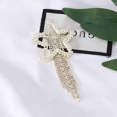 Dmari Luksuslikud Ehted Rhinestone pika lõngaga Tutt Prossid Korea moodne kikilips revääritihvt Naistele Rõivad Aksessuaarid