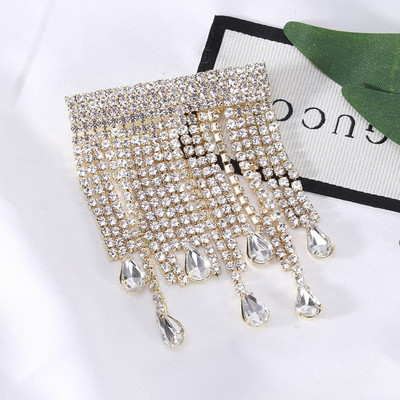 Dmari Luksuslikud Ehted Rhinestone pika lõngaga Tutt Prossid Korea moodne kikilips revääritihvt Naistele Rõivad Aksessuaarid