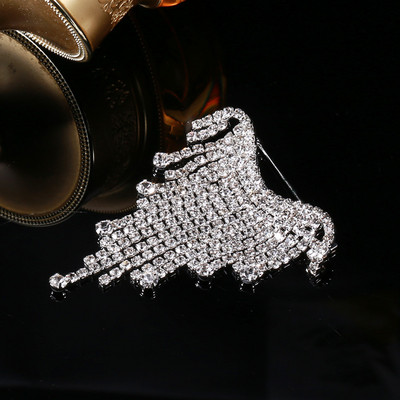 Dmari Luksuslikud Ehted Rhinestone pika lõngaga Tutt Prossid Korea moodne kikilips revääritihvt Naistele Rõivad Aksessuaarid