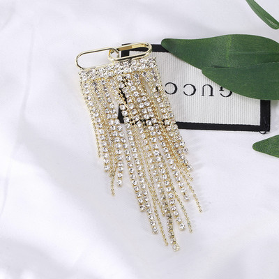 Dmari Luksuslikud Ehted Rhinestone pika lõngaga Tutt Prossid Korea moodne kikilips revääritihvt Naistele Rõivad Aksessuaarid