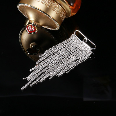 Dmari Luksuslikud Ehted Rhinestone pika lõngaga Tutt Prossid Korea moodne kikilips revääritihvt Naistele Rõivad Aksessuaarid