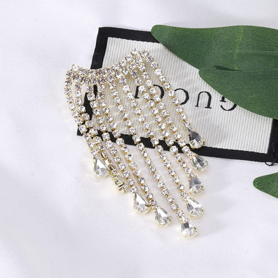 Dmari Luksuslikud Ehted Rhinestone pika lõngaga Tutt Prossid Korea moodne kikilips revääritihvt Naistele Rõivad Aksessuaarid