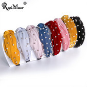 11 stiluri de bentite de păr imitație perle pentru femei din catifea coreeană cu lunetă lată din țesătură satinată bentite încrucișate accesorii pentru păr 2020