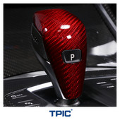Fibră de carbon TPIC pentru BMW G20 G23 G28 325i 320i 3 Seria mașină buton schimbător de viteze capac ornamente autocolant decorativ Accesorii auto