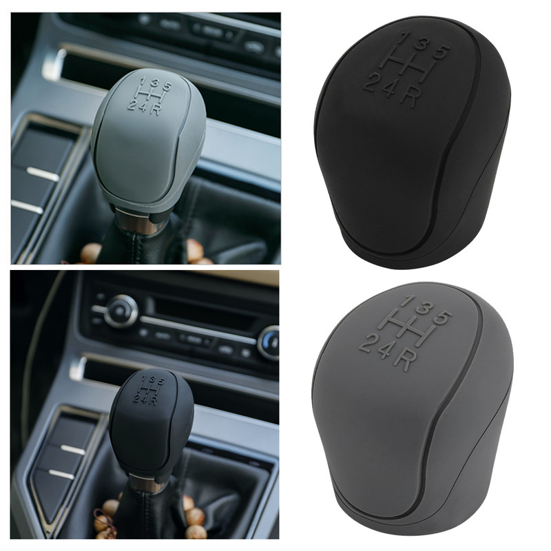 Capac buton schimbător de viteze din silicon Husă pentru mâner cu mâner antiderapant Automobile Guler pentru schimbarea vitezei Accesorii auto Interior