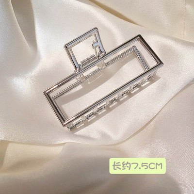 56Styles Koreai Fém Arany Ezüst Női Hajkapcsok Gyöngyök Hajtűk Hajkiegészítők Geometrikus Rák Hajcsat Női Barrette