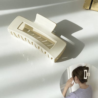 56Styles Koreai Fém Arany Ezüst Női Hajkapcsok Gyöngyök Hajtűk Hajkiegészítők Geometrikus Rák Hajcsat Női Barrette