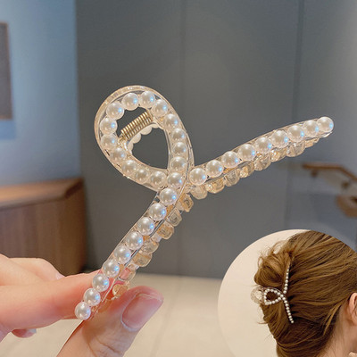 56Styles Koreai Fém Arany Ezüst Női Hajkapcsok Gyöngyök Hajtűk Hajkiegészítők Geometrikus Rák Hajcsat Női Barrette