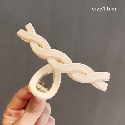 56Styles Koreai Fém Arany Ezüst Női Hajkapcsok Gyöngyök Hajtűk Hajkiegészítők Geometrikus Rák Hajcsat Női Barrette