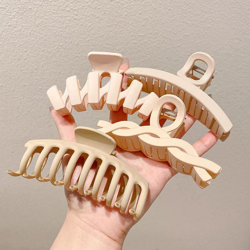 56Styles Koreai Fém Arany Ezüst Női Hajkapcsok Gyöngyök Hajtűk Hajkiegészítők Geometrikus Rák Hajcsat Női Barrette
