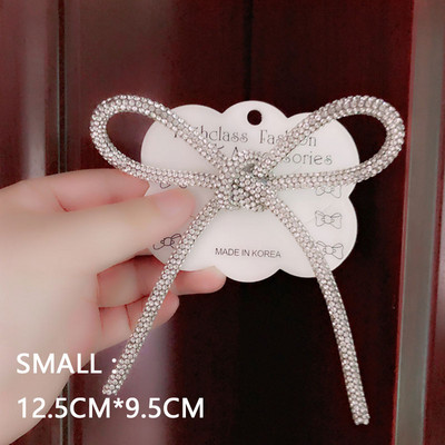 HUANZHI 2020 UUS Korea INS Isiksuse liialdus Läikiv tsirkoonist vibu kleit pross naistele Tüdrukutele Kaelus Aksessuaarid Ehted