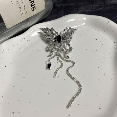 HUANZHI 2020 UUS Korea INS Isiksuse liialdus Läikiv tsirkoonist vibu kleit pross naistele Tüdrukutele Kaelus Aksessuaarid Ehted