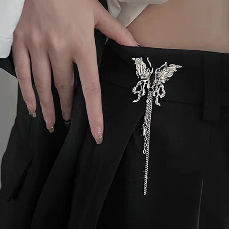 HUANZHI 2020 UUS Korea INS Isiksuse liialdus Läikiv tsirkoonist vibu kleit pross naistele Tüdrukutele Kaelus Aksessuaarid Ehted