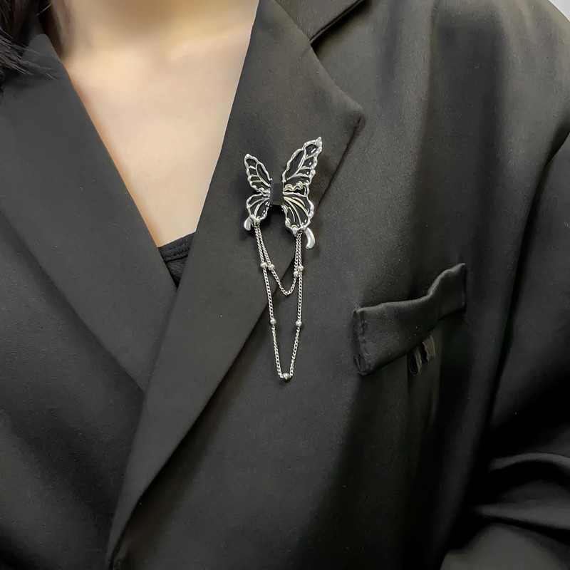 HUANZHI 2020 UUS Korea INS Isiksuse liialdus Läikiv tsirkoonist vibu kleit pross naistele Tüdrukutele Kaelus Aksessuaarid Ehted