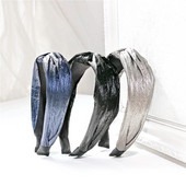 Benzite de păr înnodate Bijuterii Cercete laterale late Accesorii de păr pentru femei Coreeană Tiara inițială Fată Yogo Sport Bențite Ornament 2019