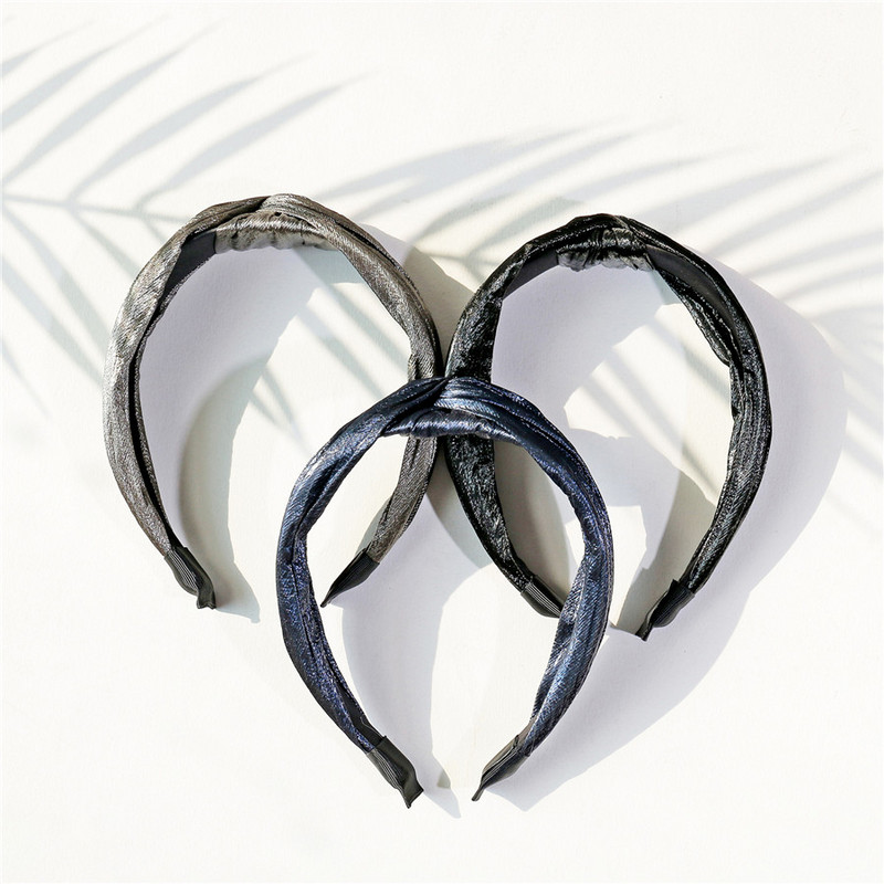 Benzite de păr înnodate Bijuterii Cercete laterale late Accesorii de păr pentru femei Coreeană Tiara inițială Fată Yogo Sport Bențite Ornament 2019