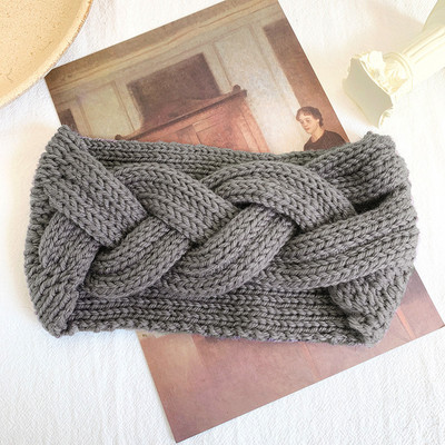 Nou 2020 bentite pentru femei, iarnă, benzi largi, turban de lână tricotat în cruce, accesorii pentru păr la modă, bandane sportive pentru fete, accesorii pentru cap