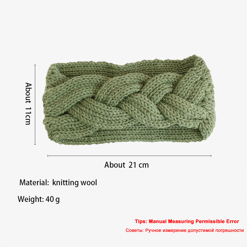 Nou 2020 bentite pentru femei, iarnă, benzi largi, turban de lână tricotat în cruce, accesorii pentru păr la modă, bandane sportive pentru fete, accesorii pentru cap