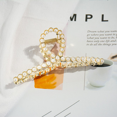 Agrafe cu gheare de păr cu perle de cristal, 11 stiluri, accesorii pentru păr, cleme de păr pentru femei, punk, cleme mari de metal auriu, cleme pentru fălci, pentru femei, 2021