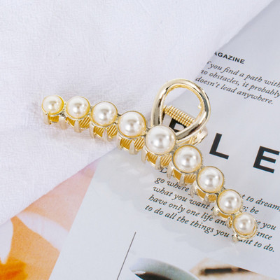 Agrafe cu gheare de păr cu perle de cristal, 11 stiluri, accesorii pentru păr, cleme de păr pentru femei, punk, cleme mari de metal auriu, cleme pentru fălci, pentru femei, 2021