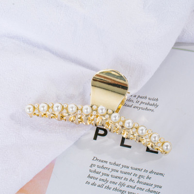 Agrafe cu gheare de păr cu perle de cristal, 11 stiluri, accesorii pentru păr, cleme de păr pentru femei, punk, cleme mari de metal auriu, cleme pentru fălci, pentru femei, 2021