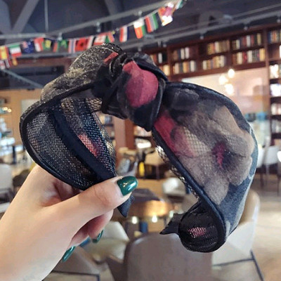 Benzile de păr mari Turband Vintage Nod Tiara Femeii Lățimea Marginei Dinți Pieptene Accesorii de păr pentru femei Moda de vară Articole pentru cap