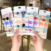 23 de stiluri accesorii de păr femei acrilic Planet Starfish Barrette Set cleme de păr coreeane perle agrafe femei bijuterii 2020