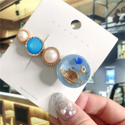 23 de stiluri accesorii de păr femei acrilic Planet Starfish Barrette Set cleme de păr coreeane perle agrafe femei bijuterii 2020