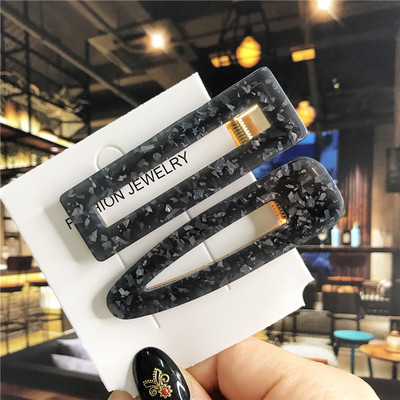 Agrafă de păr din acril de modă Ins pentru femei, fete, set de barete, agrafe cu perle, accesorii de păr geometrice coreene, cleme de păr pentru copii 2020