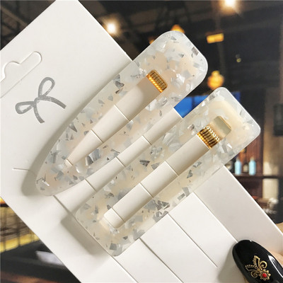 Agrafă de păr din acril de modă Ins pentru femei, fete, set de barete, agrafe cu perle, accesorii de păr geometrice coreene, cleme de păr pentru copii 2020