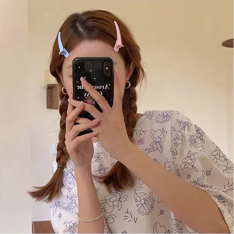 8 buc/set Accesorii de păr Agrafe de păr pentru coafare de salon de bază pentru femei, din plastic anti-alunecare, cleme de păr multicolore, comerț cu ridicata 2021