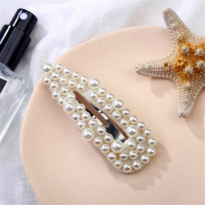 Barete la modă pentru femei Bijuterii lucrate manual Perle simulate Mărgele cleme coreene Ace accesorii de nuntă Cadouri pentru femei