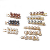 Agrafă de păr cu perle de modă pentru femei Accesorii Cadou de nuntă Ace cu cap lung din aur coreeană Bijuterii Dropship cu 9 stiluri