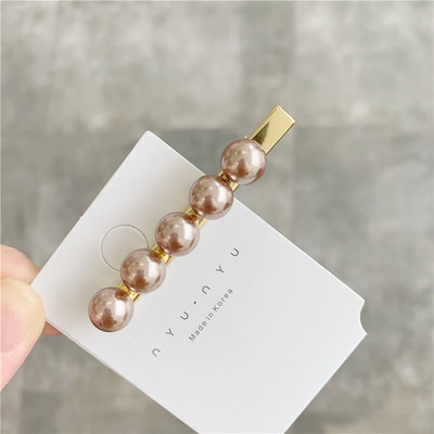 Agrafă de păr cu perle de modă pentru femei Accesorii Cadou de nuntă Ace cu cap lung din aur coreeană Bijuterii Dropship cu 9 stiluri