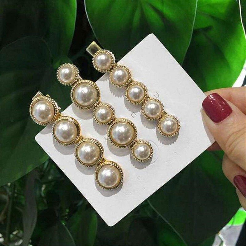 Agrafă de păr cu perle de modă pentru femei Accesorii Cadou de nuntă Ace cu cap lung din aur coreeană Bijuterii Dropship cu 9 stiluri