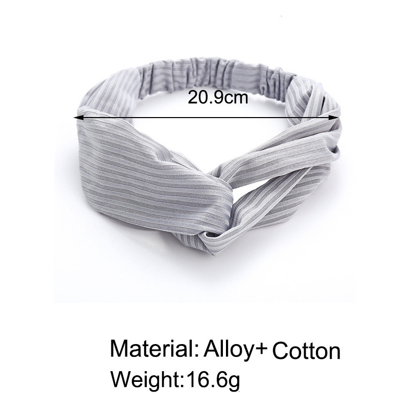 Bentite simple din bumbac pentru femei Accesorii pentru păr Moda coreeană Nod în cruce Benzi elastice pentru păr Bijuterii pentru petrecere pentru fete Comerț cu ridicata Nou