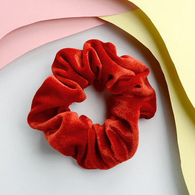 Scrunchie simplu, din catifea, benzi elastice de păr pentru fete, accesorii de păr, pentru femei, modă, suport moale pentru coadă de cal, cadouri pentru coadă de gumă pentru cravată