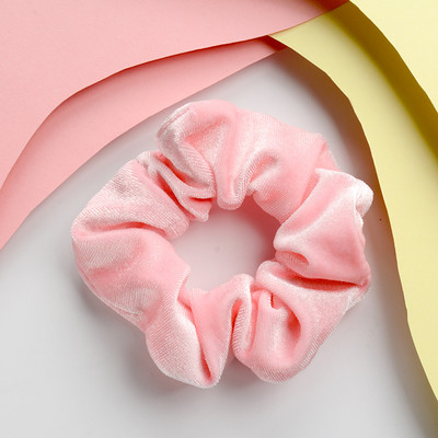 Scrunchie simplu, din catifea, benzi elastice de păr pentru fete, accesorii de păr, pentru femei, modă, suport moale pentru coadă de cal, cadouri pentru coadă de gumă pentru cravată