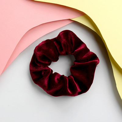 Scrunchie simplu, din catifea, benzi elastice de păr pentru fete, accesorii de păr, pentru femei, modă, suport moale pentru coadă de cal, cadouri pentru coadă de gumă pentru cravată