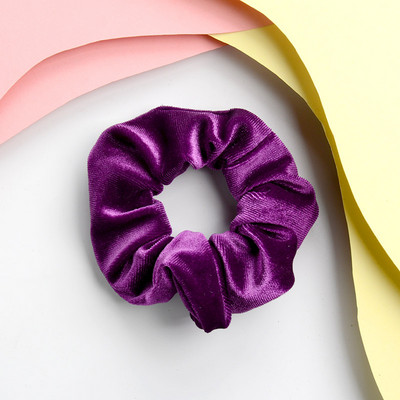Scrunchie simplu, din catifea, benzi elastice de păr pentru fete, accesorii de păr, pentru femei, modă, suport moale pentru coadă de cal, cadouri pentru coadă de gumă pentru cravată