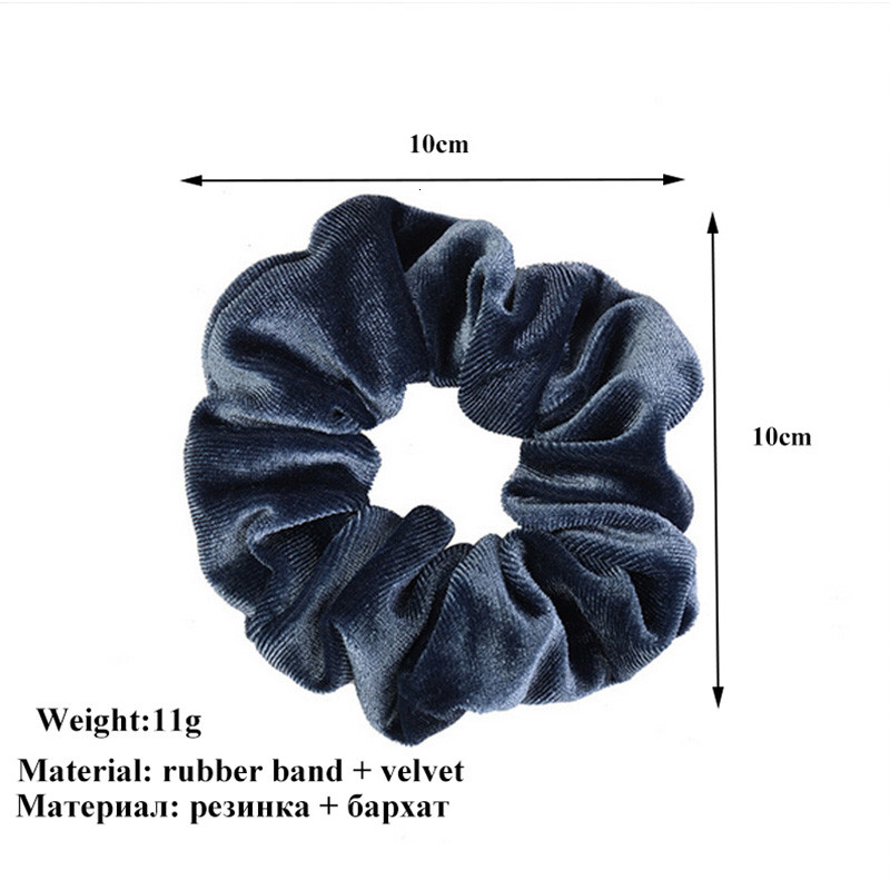 Scrunchie simplu, din catifea, benzi elastice de păr pentru fete, accesorii de păr, pentru femei, modă, suport moale pentru coadă de cal, cadouri pentru coadă de gumă pentru cravată