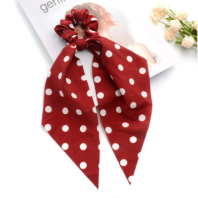 12 stilova duge marame za kosu, elastične užad, vezivanje, točkice, cvjetni print, gumica, ženski dodaci za kosu, boemske trake za glavu, veleprodaja 2020.