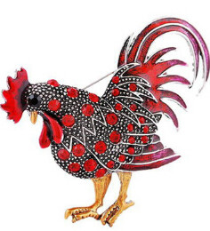 Vintage γυναικεία ανδρική κουκουβάγια πασχαλίτσα γάτα κράμα ψευδαργύρου μοντέρνα απομίμηση στρας Ζώο καρφίτσα χριστουγεννιάτικα αξεσουάρ