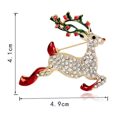 Vintage γυναικεία ανδρική κουκουβάγια πασχαλίτσα γάτα κράμα ψευδαργύρου μοντέρνα απομίμηση στρας Ζώο καρφίτσα χριστουγεννιάτικα αξεσουάρ