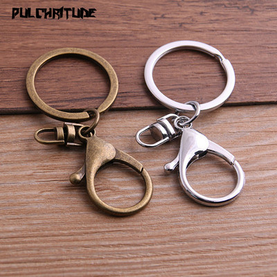 5 bucăți 30 mm breloc lung 70 mm popular clasic 2 culori placat închizătoare homar lanț cârlig bijuterii pentru breloc P6681