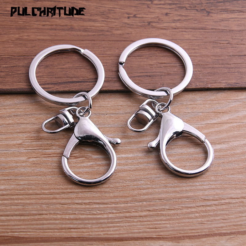 5 bucăți 30 mm breloc lung 70 mm popular clasic 2 culori placat închizătoare homar lanț cârlig bijuterii pentru breloc P6681