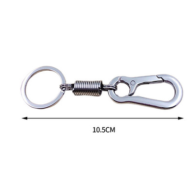 Titaanist karabiinist võtmeklamber EDC võtmehoidja aas konks Titaanist auto võtmehoidja loov korgitseriga võtmehoidja ripatsiga kingitus mehele