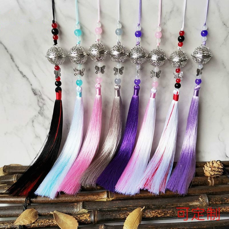 Mo Dao Zu Shi Anime Breloc Femeie Mare Maestru al Cultării Demonice GongLing Palat Lung Clopoțel Clopote Clopote Atârnate în talie Metal