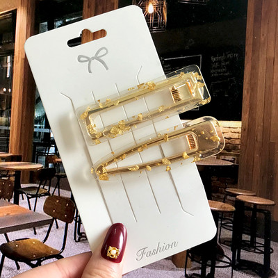 Barrete acrilice Seturi de agrafe de păr cu perle Agrafe de păr geometrice de modă Accesorii de păr Cochiră de păr Fată Agrafă Bobby