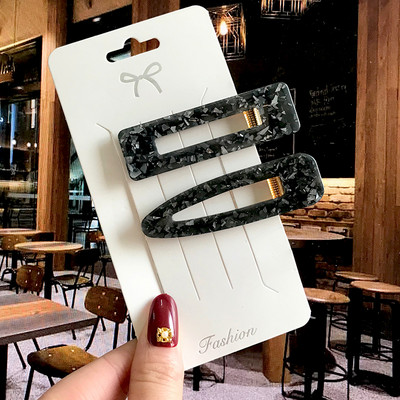 Barrete acrilice Seturi de agrafe de păr cu perle Agrafe de păr geometrice de modă Accesorii de păr Cochiră de păr Fată Agrafă Bobby